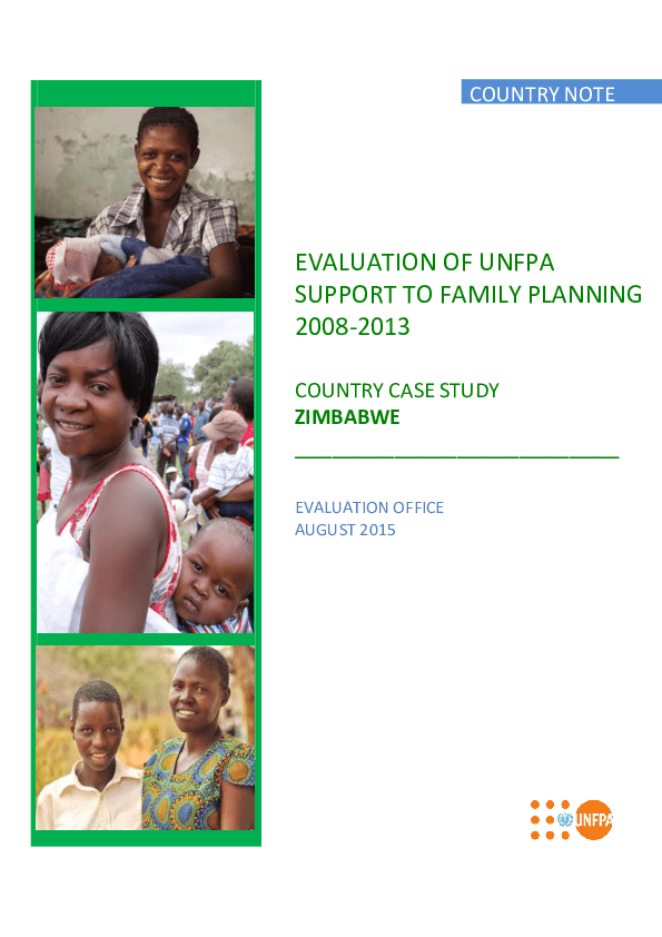 UNFPA Support to Family Planning UNFPA Support to Family Planning